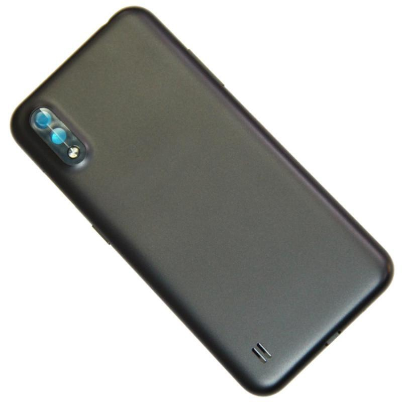 Задняя крышка для Samsung M015F Galaxy M01 (черный)