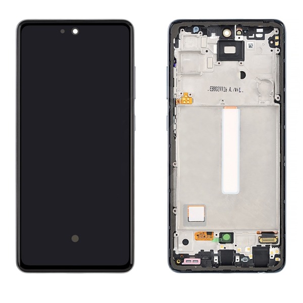 Дисплей для Samsung A525F Galaxy A52 в рамке + тачскрин (черный) Оригинал