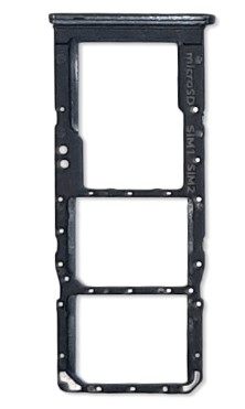 Держатель сим карты (SIM) для Samsung A705 Galaxy A70 (черный)