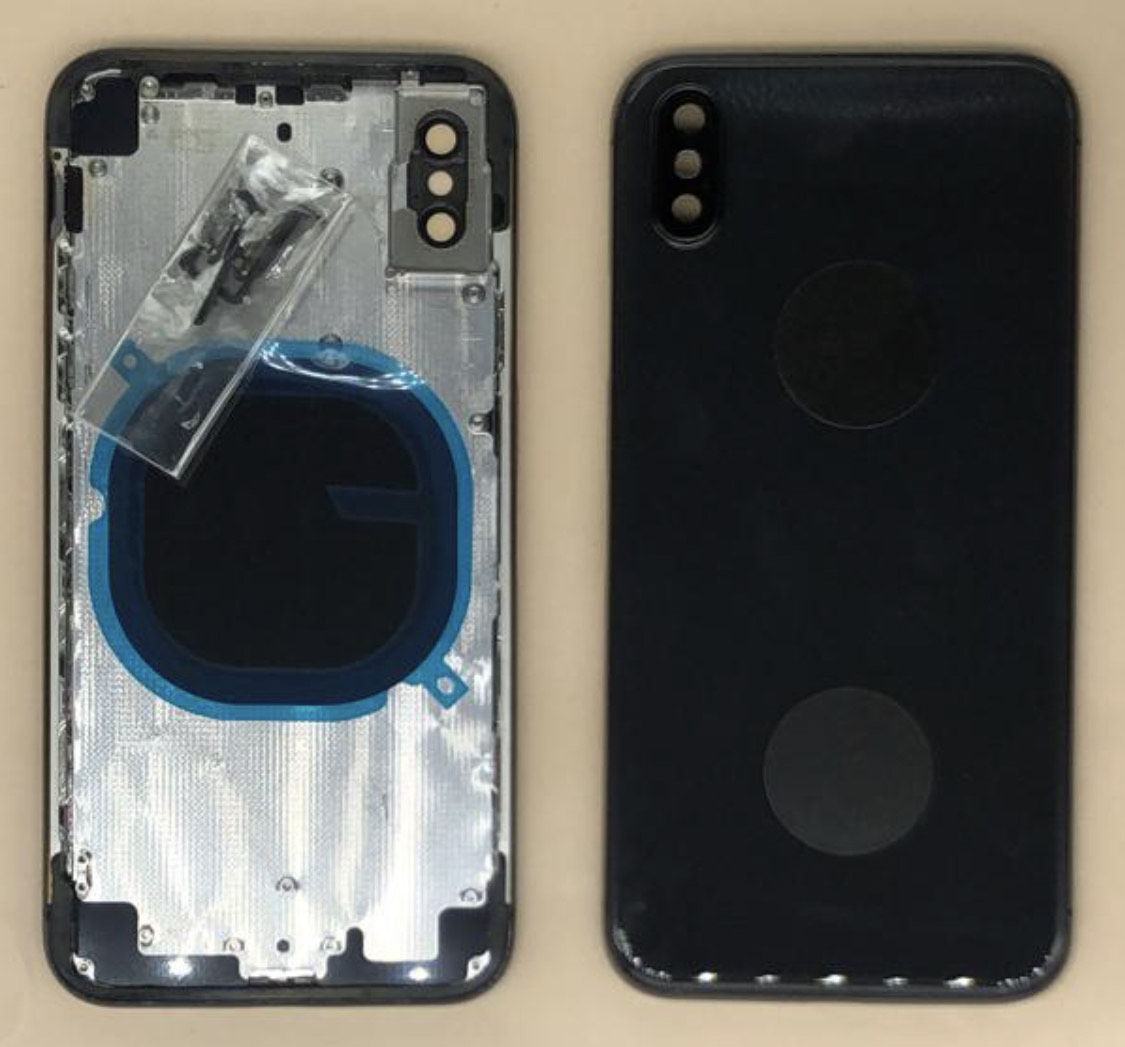 Задняя крышка (корпус) для Iphone X (черный)