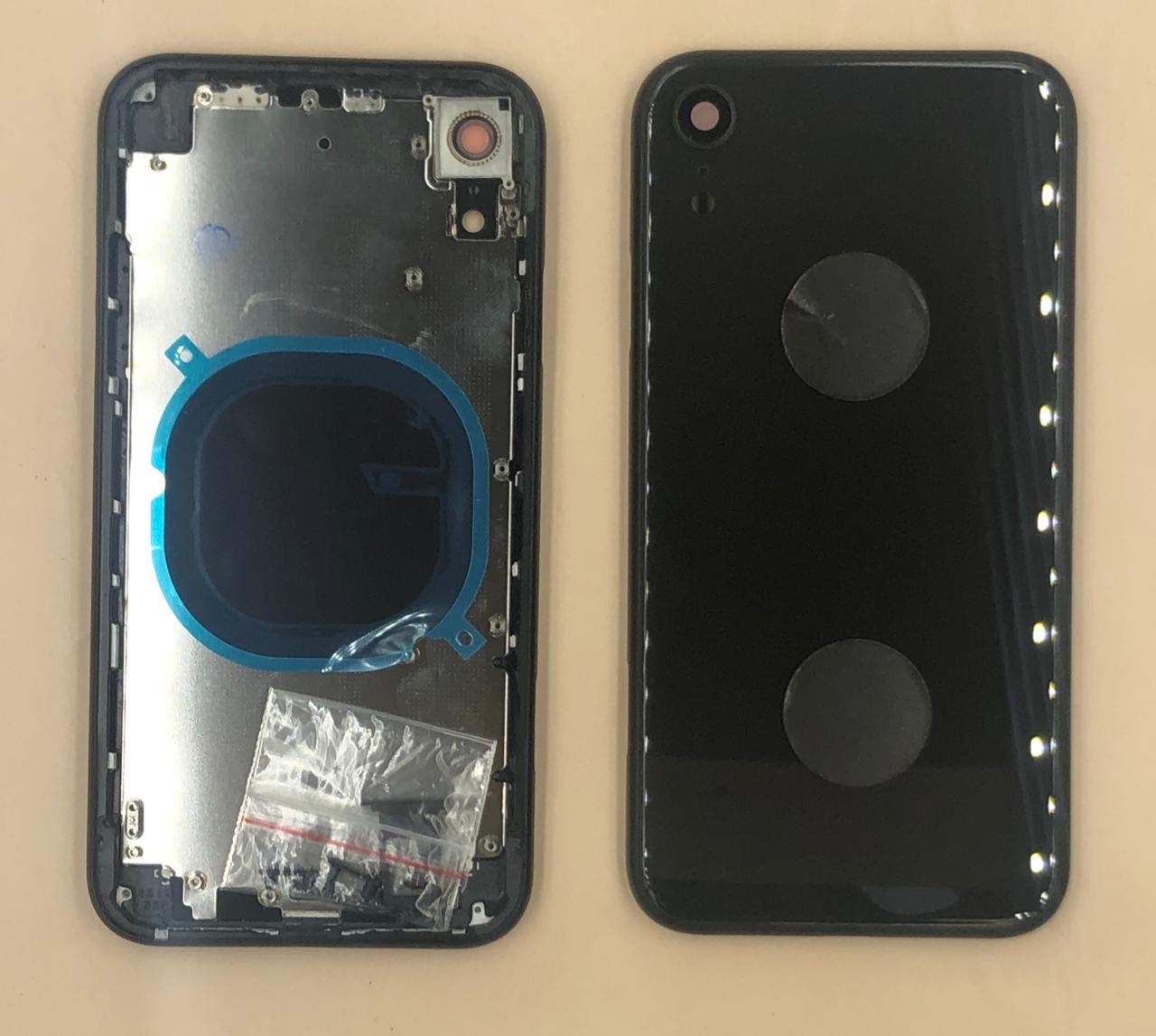 Задняя крышка (корпус) для Iphone XR (черный)