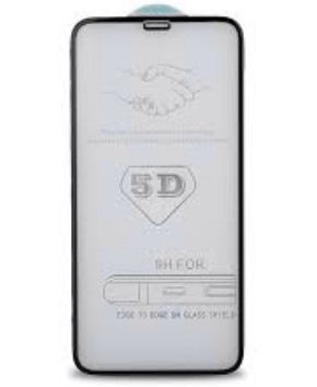 Защитное стекло 5D с полной проклейкой на iphone 13 / 13 Pro / 14 (6.1) черное