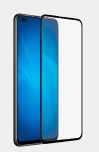 Защитное стекло 5D с полной проклейкой на Realme X3 SuperZoom