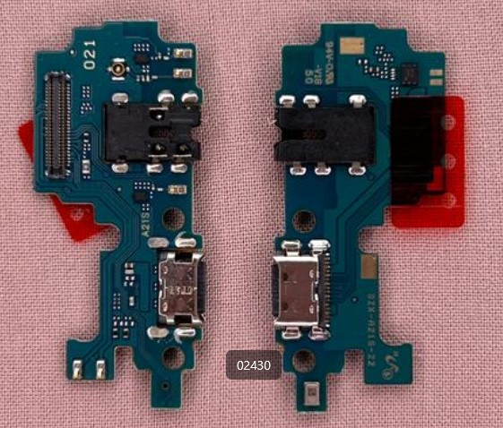 Шлейф (Нижняя плата) для Samsung A217 Galaxy A21s с комп. + разъем зарядки + разъем гарнитуры + микрофон