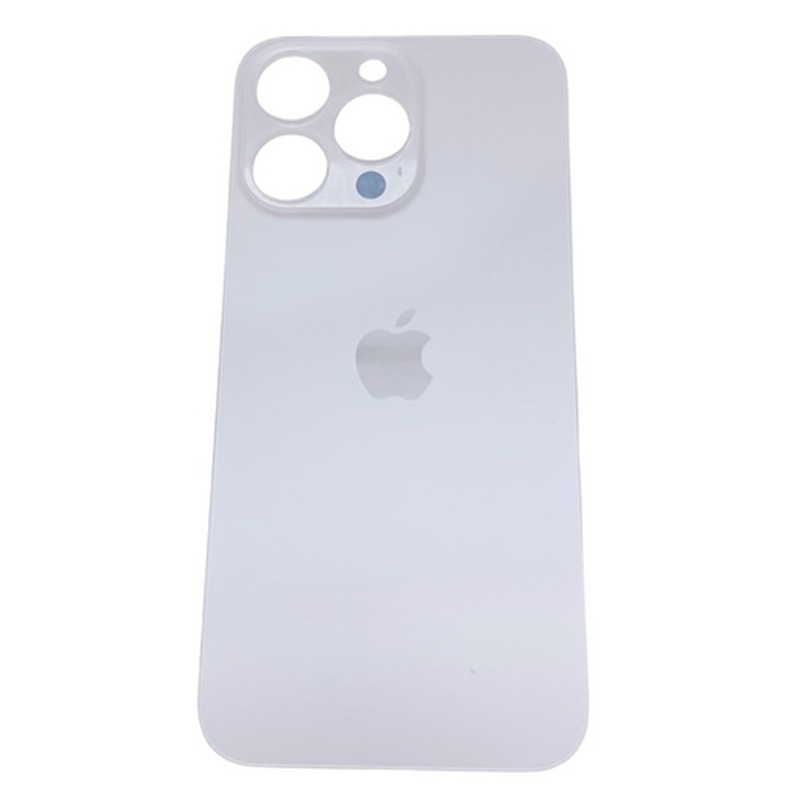 Задняя крышка для iPhone 13 Pro (белый) с широким отверстием