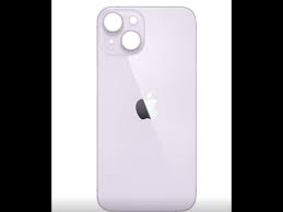 Задняя крышка для iPhone 14 (фиолетовый) с широким отверстием