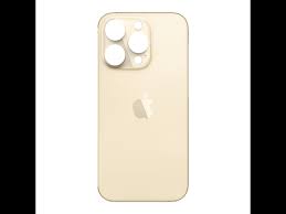 Задняя крышка для iPhone 14 Pro (золото) с широким отверстием