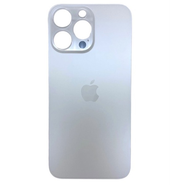 Задняя крышка для iPhone 14 Pro Max (белый) с широким отверстием