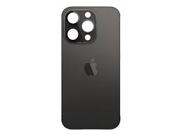 Задняя крышка для iPhone 14 Pro Max (черный) с широким отверстием