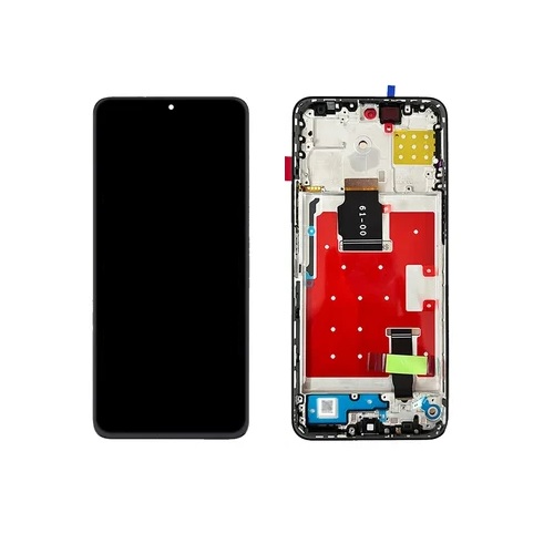 Дисплей для Honor X8a / Honor 90 Lite (CRT-LX1 / CRT-NX1) в рамке + тачскрин (черный) Оригинал