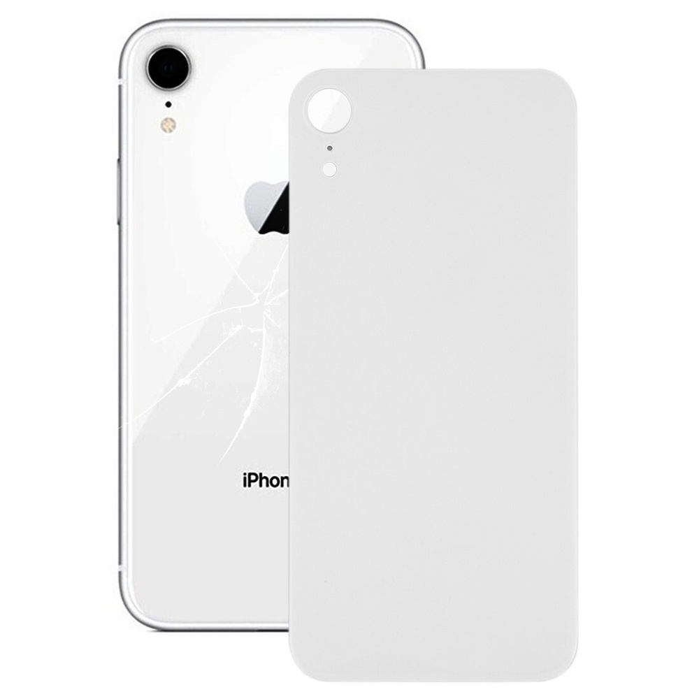 Задняя крышка для iPhone XR (белый) с широким отверстием