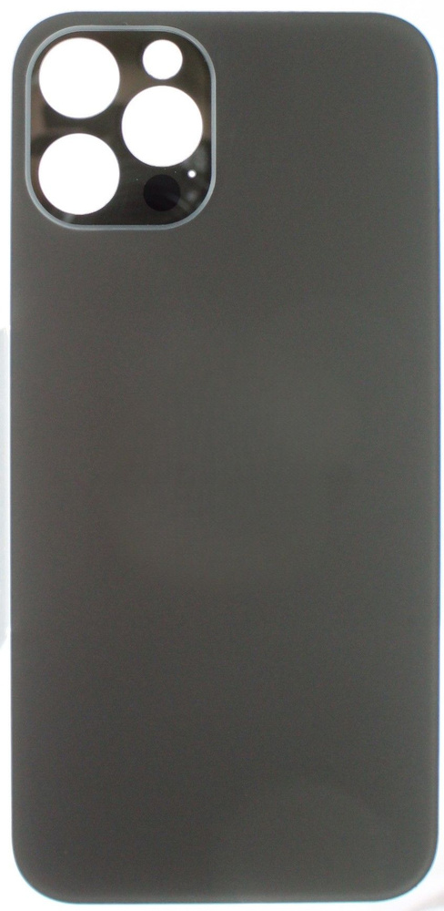 Задняя крышка для iPhone 12 (черный) с широким отверстием