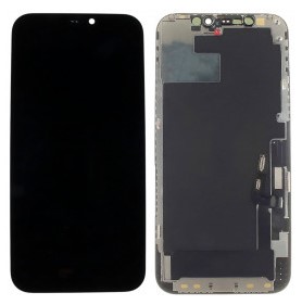 Дисплей для iPhone 12 / 12 Pro + тачскрин черный с рамкой Оригинал