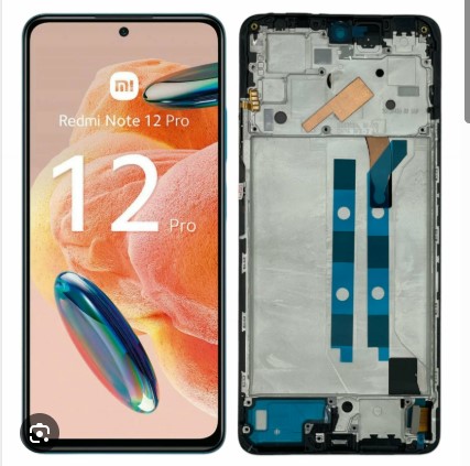 Дисплей для Xiaomi Redmi Note 12 Pro 4G (2209116AG) в рамке + тачскрин (черный) (OLED)