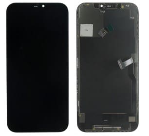 Дисплей для iPhone 12 Pro Max + тачскрин черный с рамкой HARD OLED