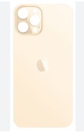 Задняя крышка для iPhone 12 Pro (золото) с широким отверстием