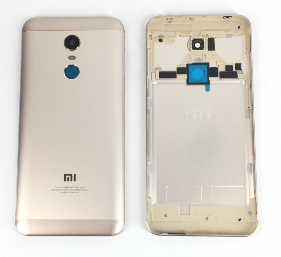 Задняя крышка для Xiaomi Redmi 5 Plus (золото)