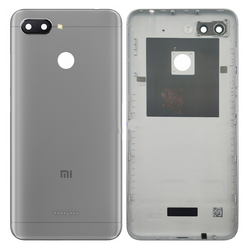 Задняя крышка для Xiaomi Redmi 6A (серый)