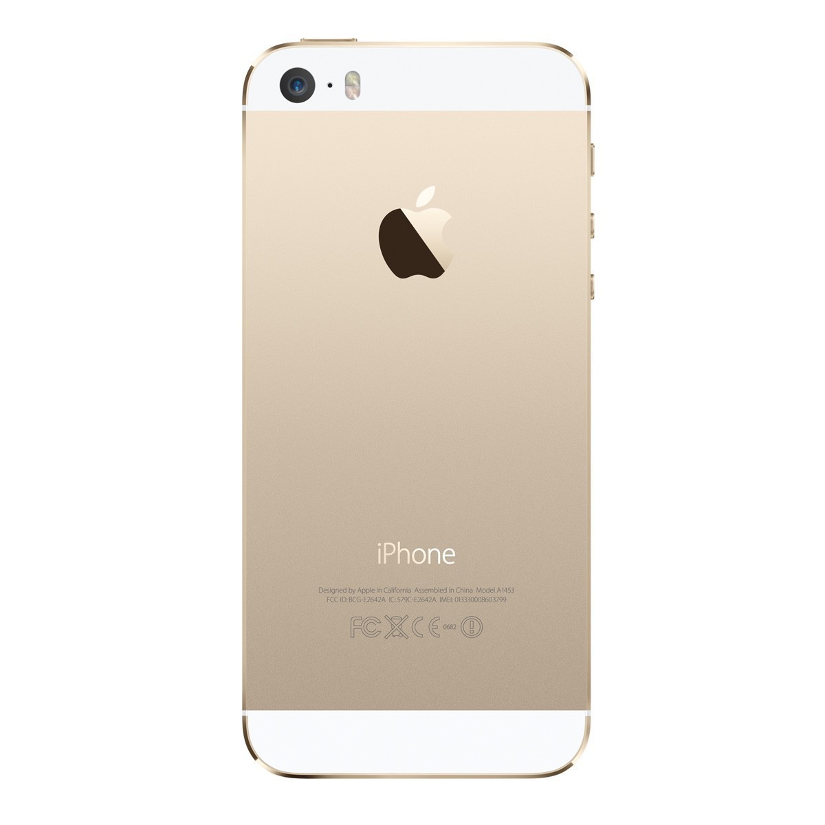 Задняя крышка (корпус) для Iphone 5S (золото)