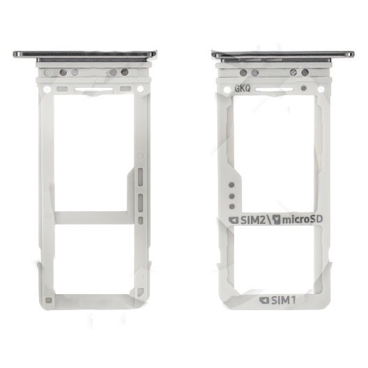 Держатель сим для Samsung G950F/G955F Galaxy S8/S8 Plus (Double sim) (голубой)