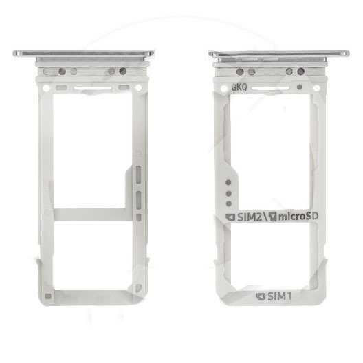 Держатель сим для Samsung G950F/G955F Galaxy S8/S8 Plus (Double sim) (золото)