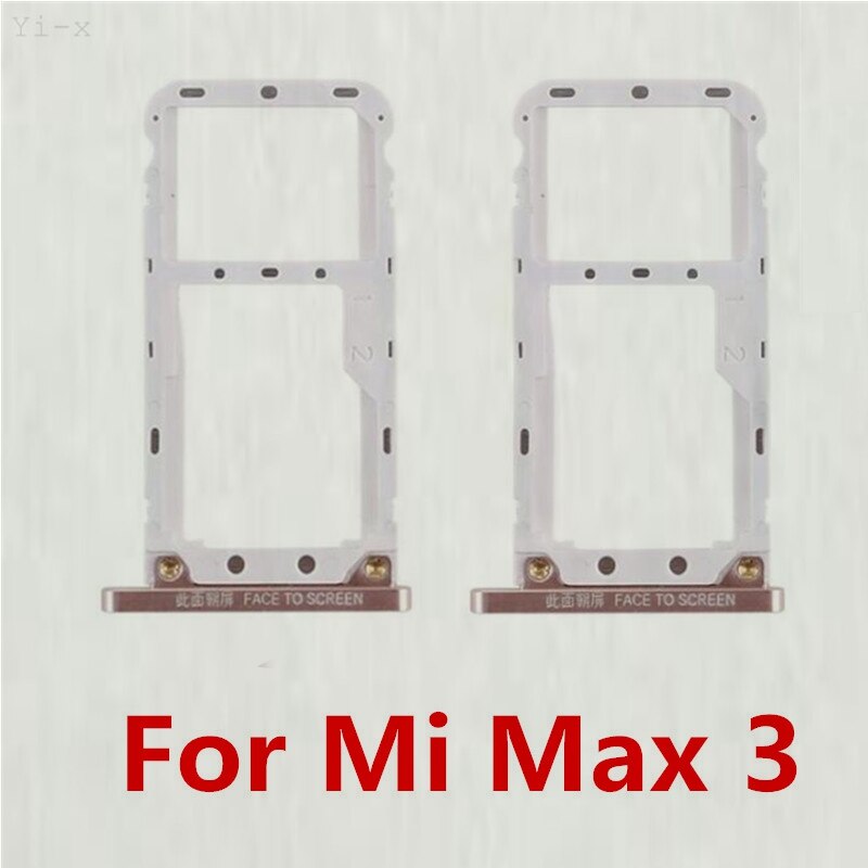 Держатель сим для Xiaomi Mi Max 3 (золото)